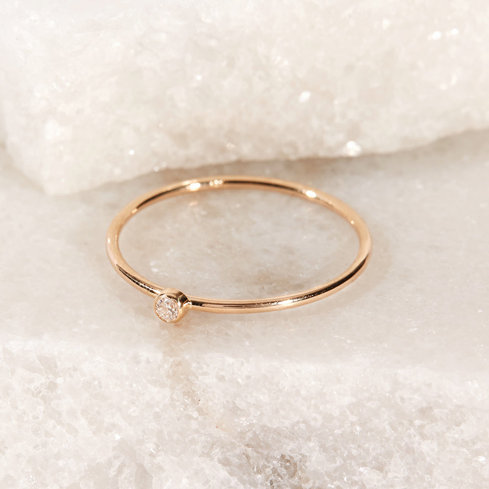 14K Gold Aurelia Diamond Ring